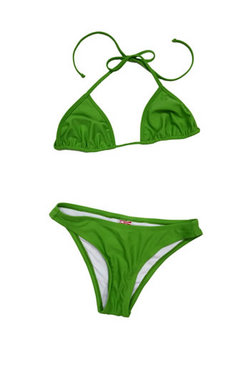 Surfergirl bikini lime green